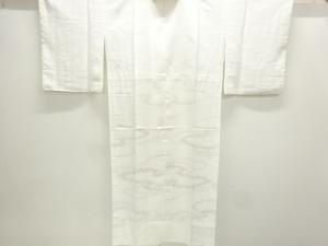 未使用品　雲模様織出し単衣長襦袢